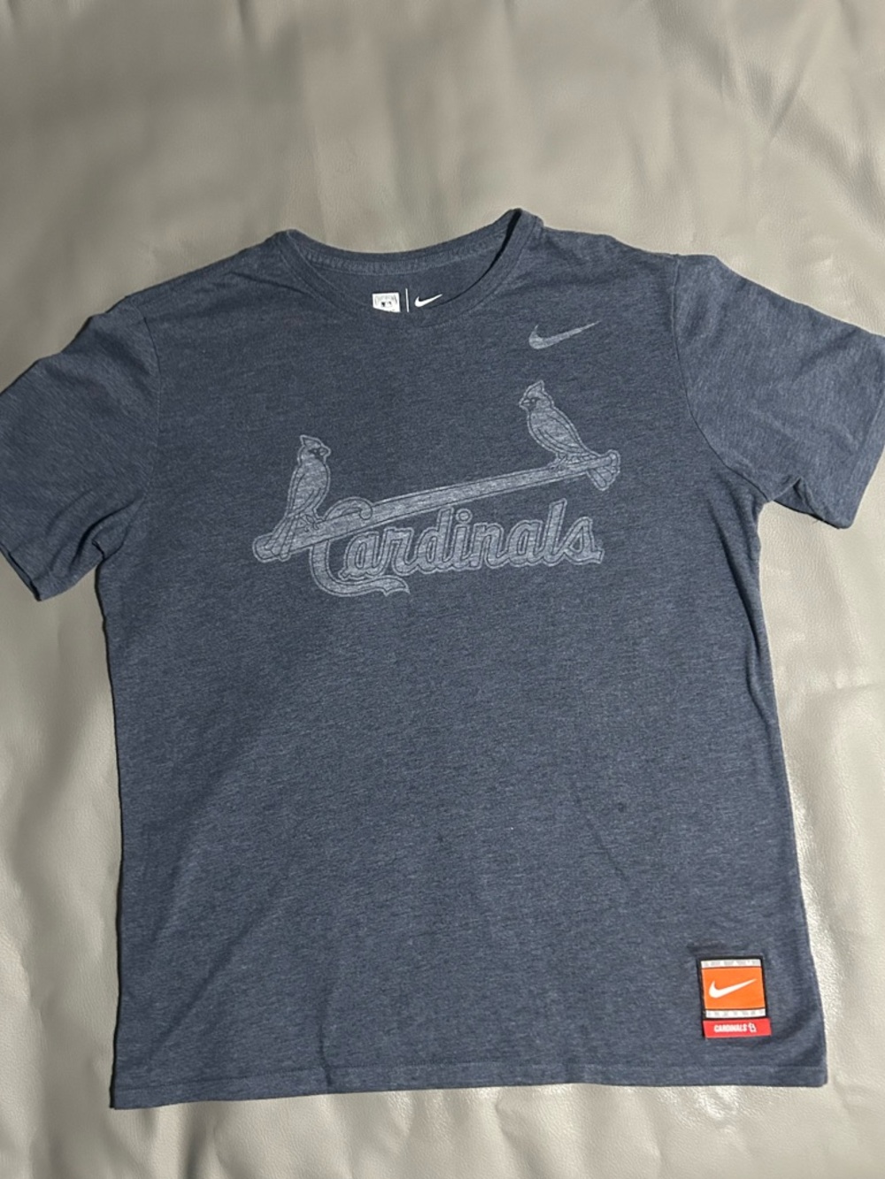 Nike Cardinals Tee with Orange and Red Team Patch